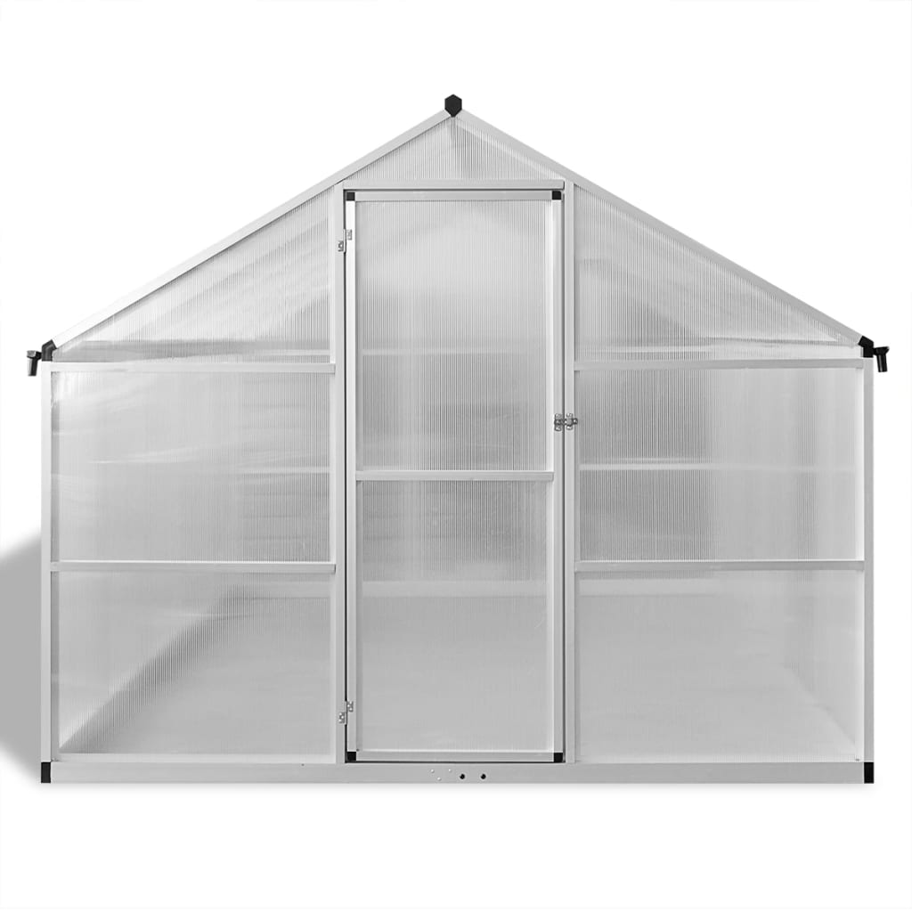 Tuinkas met basisframe 7,55 m² versterkt aluminium
