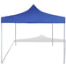 Vouwtent 3x3 m blauw