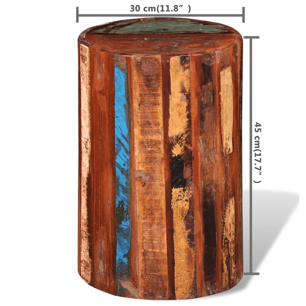 Kruk massief gerecycled hout