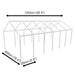 Partytent 12x6 m wit