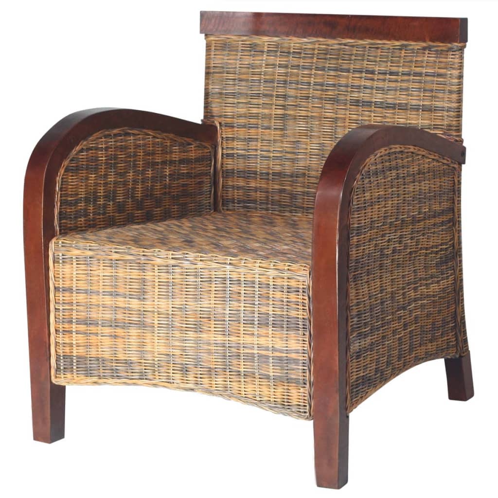 Fauteuil handgeweven rattan
