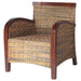 Fauteuil handgeweven rattan