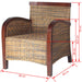 Fauteuil handgeweven rattan