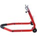 Motorfiets achterwiel standaard rood