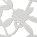 Tuinbank 100 cm gietaluminium wit