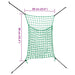 Hooinetten rechthoekig 2 stuks 0,9x1 m PP