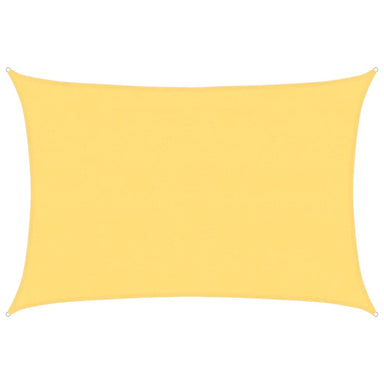 Zonnescherm Hdpe Rechthoekig Beige 4 x 6 m