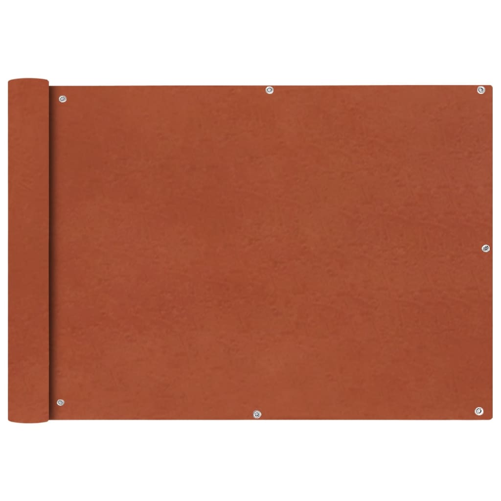 Balkonscherm Oxford Textiel 75X400 Cm Terracotta 75 x 400 cm