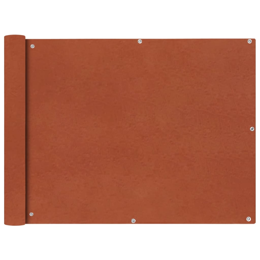 Balkonscherm Oxford Textiel 90X400 Cm Terracotta 90 x 400 cm