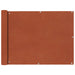 Balkonscherm Oxford Textiel 90X400 Cm Terracotta 90 x 400 cm
