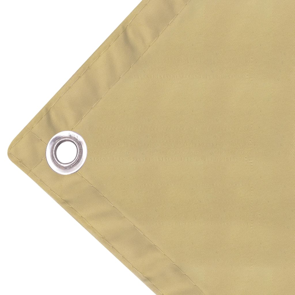 Balkonscherm Oxford Textiel 75X600 Cm Beige 75 x 600 cm