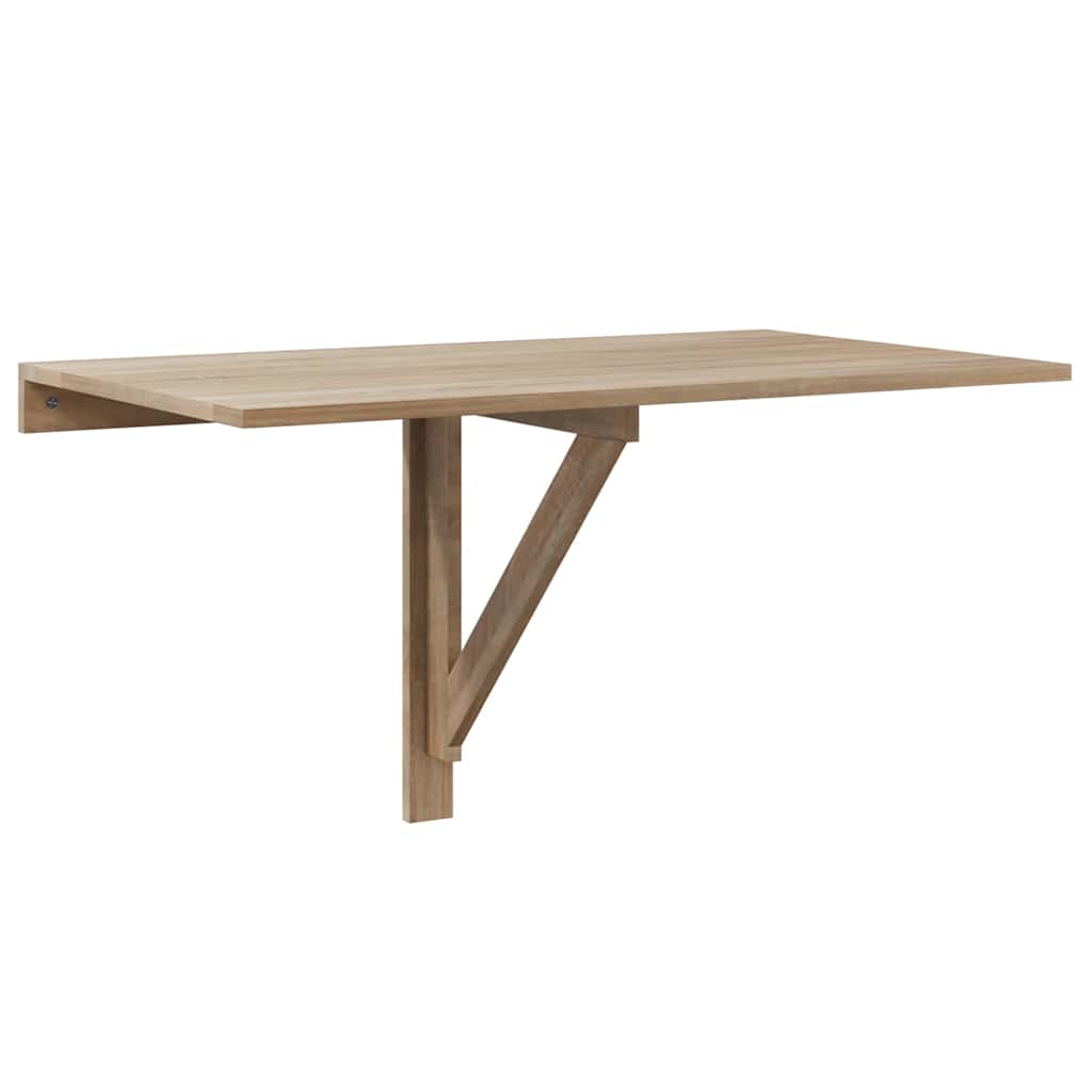 Wandtafel inklapbaar 100x60 cm eikenkleurig