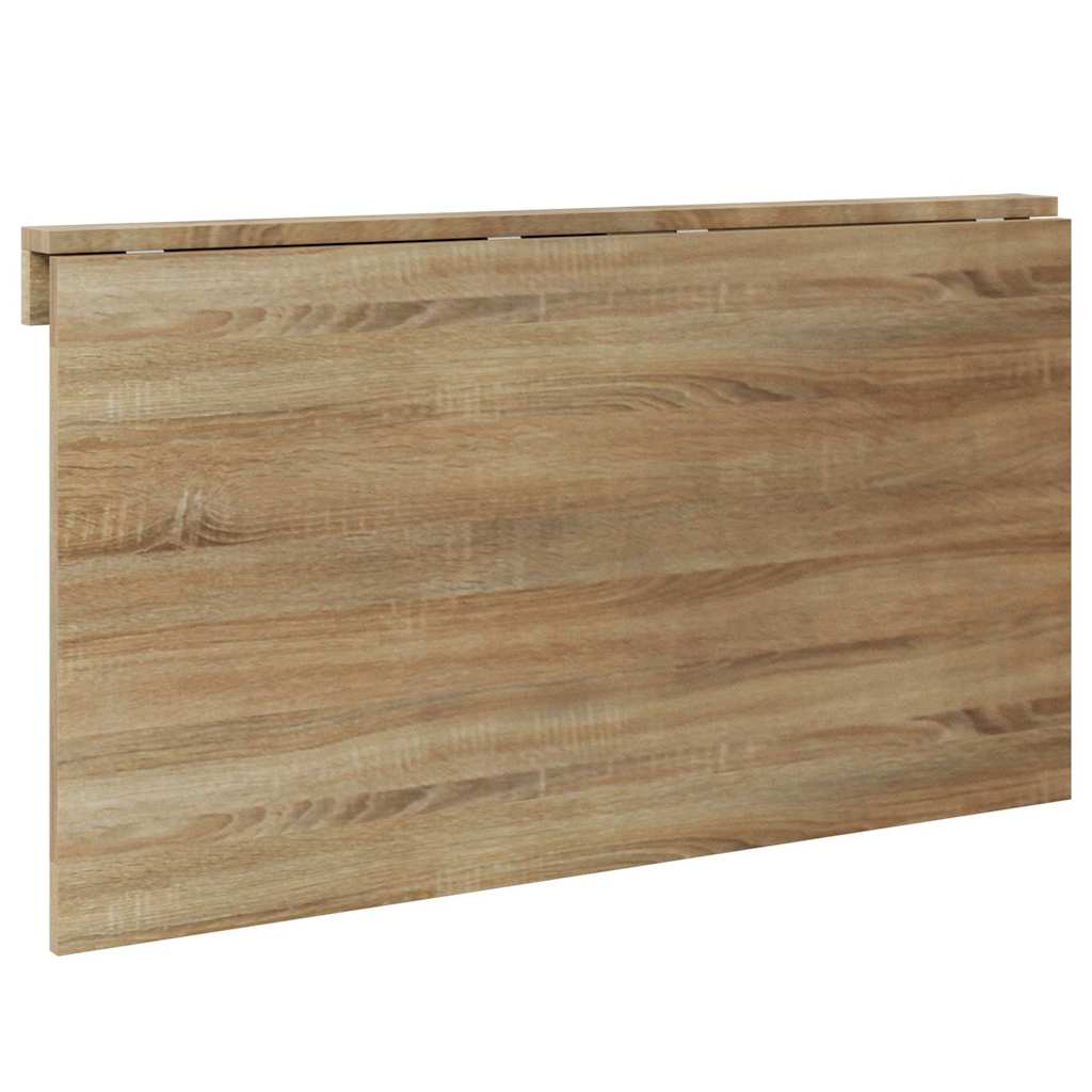 Wandtafel inklapbaar 100x60 cm eikenkleurig