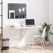 Wandtafel inklapbaar 100x60 cm wit