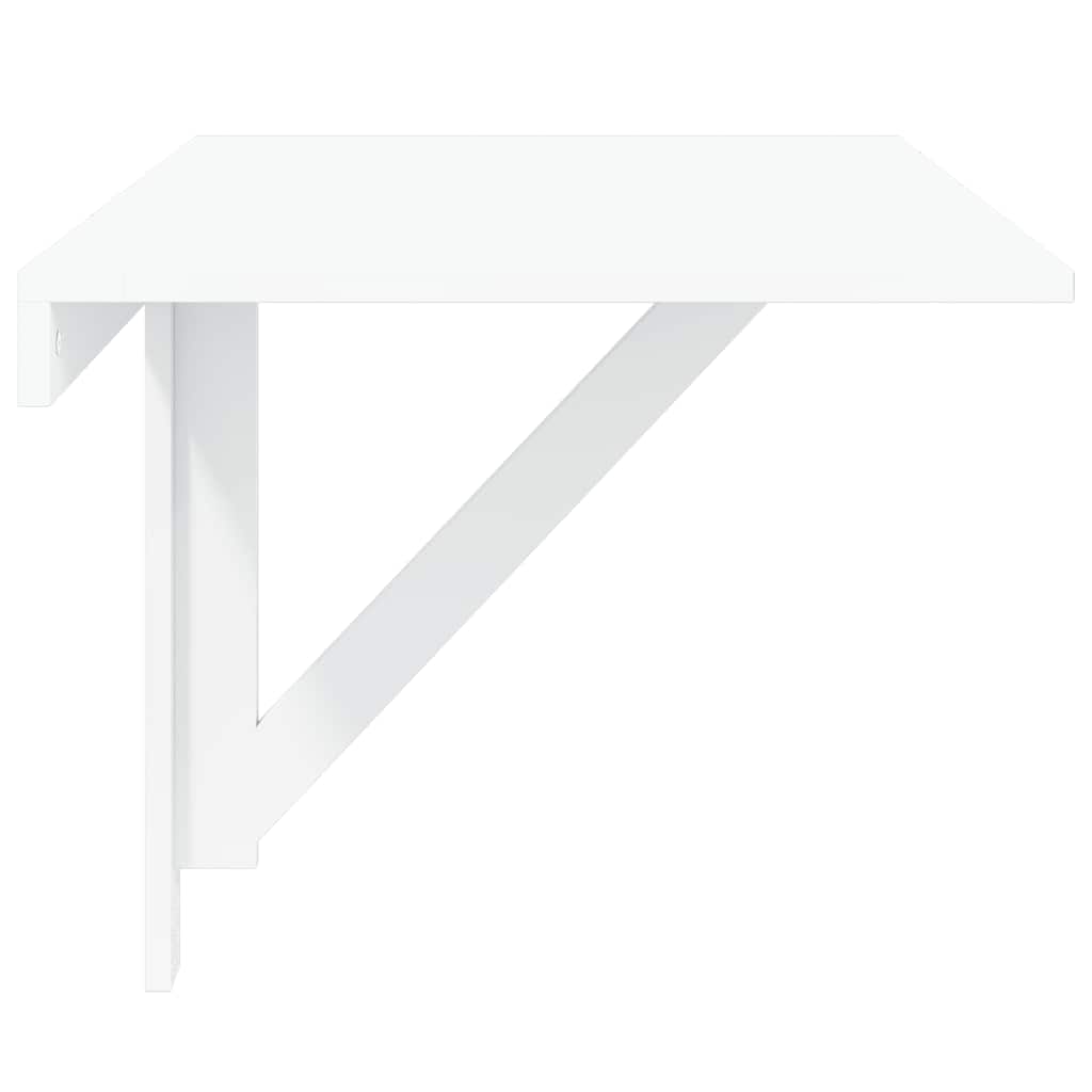 Wandtafel inklapbaar 100x60 cm wit