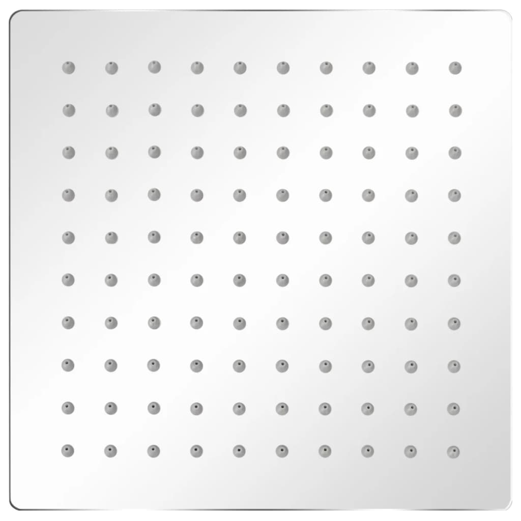 Regendouchekop roestvrij staal 20x20 cm vierkant