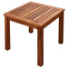 Ligbedden 2 st met tafel massief acaciahout en textileen