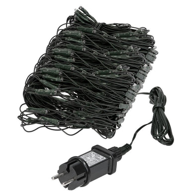 S.i.a. Led Netverlichting 300X150 Cm 320 Leds Warm Wit Licht Groen
