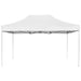 Partytent professioneel inklapbaar 4,5x3 m aluminium wit