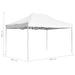 Partytent professioneel inklapbaar 4,5x3 m aluminium wit
