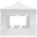 Partytent inklapbaar met wanden 4,5x3 m aluminium wit