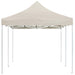 Partytent professioneel inklapbaar 6x3 m aluminium crème