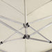 Partytent professioneel inklapbaar 6x3 m aluminium crème