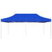 Partytent professioneel inklapbaar 6x3 m aluminium blauw