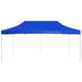 Partytent professioneel inklapbaar 6x3 m aluminium blauw