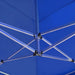 Partytent professioneel inklapbaar 6x3 m aluminium blauw