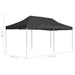 Partytent professioneel inklapbaar 6x3 m aluminium antraciet