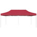 Partytent professioneel inklapbaar 6x3 m aluminium wijnrood