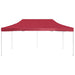Partytent professioneel inklapbaar 6x3 m aluminium wijnrood