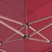 Partytent professioneel inklapbaar 6x3 m aluminium wijnrood