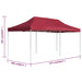 Partytent professioneel inklapbaar 6x3 m aluminium wijnrood