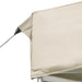 Partytent inklapbaar met wanden 6x3 m aluminium crème