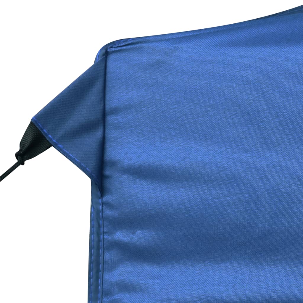 Partytent inklapbaar met wanden 6x3 m aluminium blauw