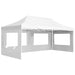 Partytent inklapbaar met wanden 6x3 m aluminium wit