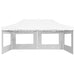 Partytent inklapbaar met wanden 6x3 m aluminium wit