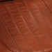 Fauteuil luchtvaartstijl echt leer bruin