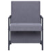 Fauteuil stof lichtgrijs