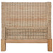 Fauteuil met kussens natuurlijk rattan
