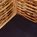 Tuinbank 3-zits natuurlijk rattan