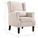 Fauteuil stof beige