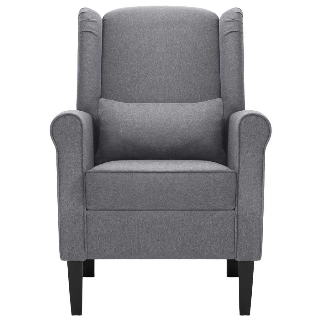 Fauteuil stof donkergrijs