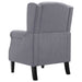Fauteuil stof donkergrijs