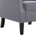 Fauteuil stof donkergrijs