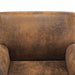 Fauteuil Bruin 70x69x72 cm Kunstsuède