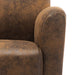 Fauteuil Bruin 70x69x72 cm Kunstsuède