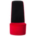 Hakstoel fluweel rood